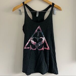 The Summer Set Band Graphic Galaxy Tank Top